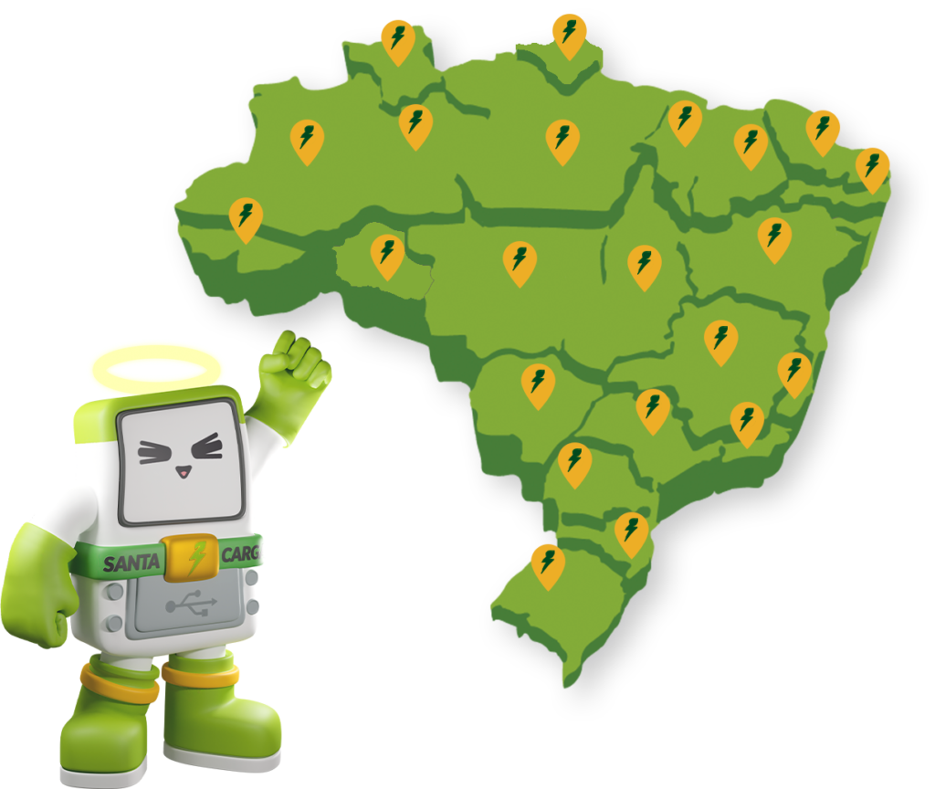 Mapa de presença Santa Carga